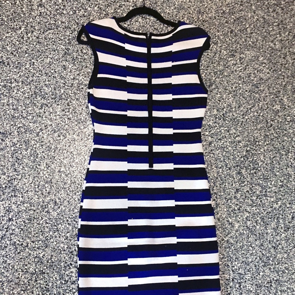 Calvin Klein ✦ Stretchy Colorblock Midi Dress (M)